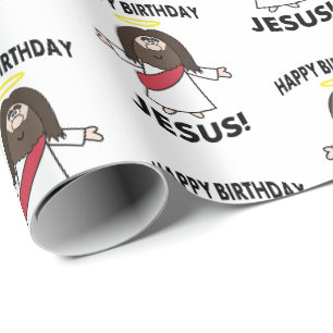 Papier Cadeau Papier d'emballage de Noël de Noël de Jésus de