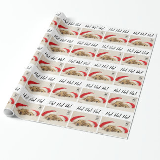 Papier Cadeau Papier d'emballage de Noël de ParkerPup et de