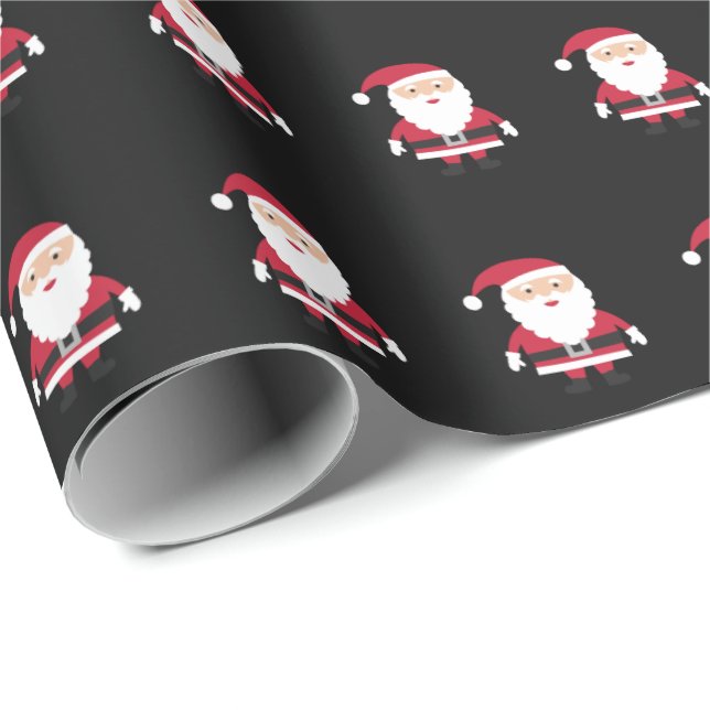 Papier Cadeau Papier d'emballage de Noël de Père Noël (Coin rond)
