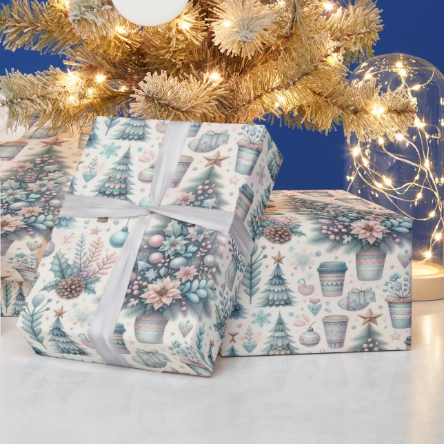 Papier Cadeau Papier d'emballage de Noël fantaisiste (Vacances)