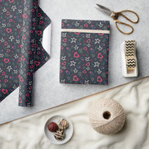Papier d'emballage de Noël pour cadeaux