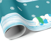 Papier d'emballage de Noël pour des enfants