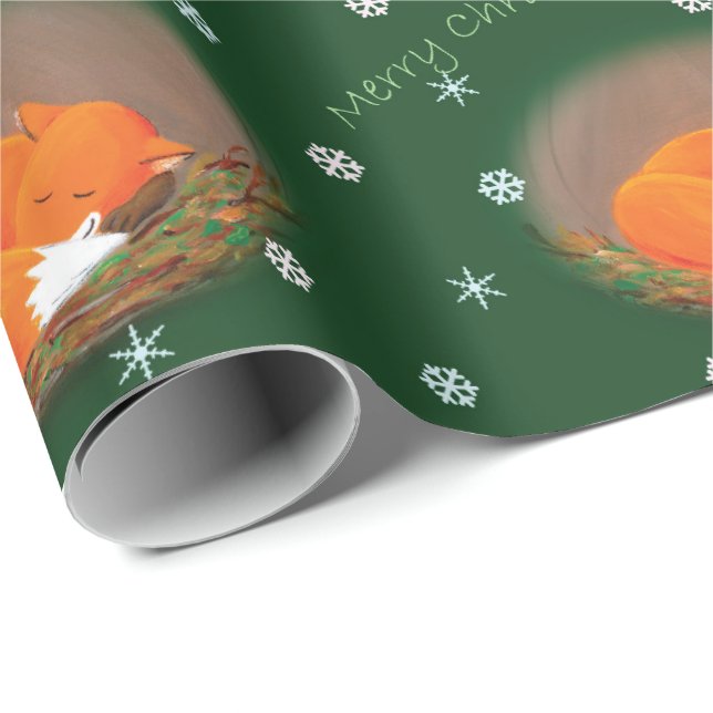 Papier Cadeau Papier d'emballage de Noël pour des enfants avec (Coin rond)