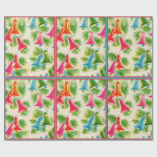 Papier Cadeau Papier d'emballage de Noël vintage