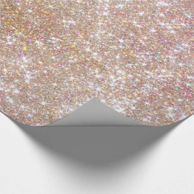 Papier Cadeau Papier d'emballage de parties scintillantes (Coin)