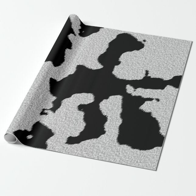 Papier Cadeau Papier d'emballage de peau de vache (Déroulé)
