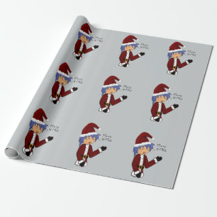 Papier Cadeau Papier d'emballage de Père Noël d'Anime