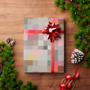 Papier Cadeau papier d'emballage de pixel