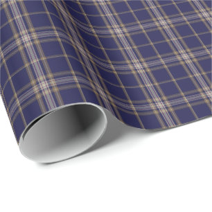 Papier Cadeau Papier d'emballage de plaid de tartan de clan de