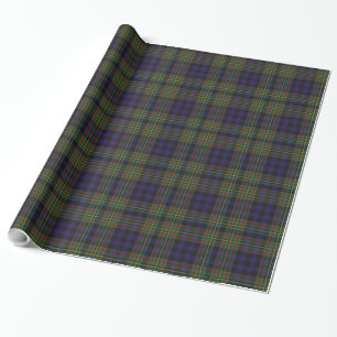 Papier Cadeau Papier d'emballage de plaid de tartan de MacLellan