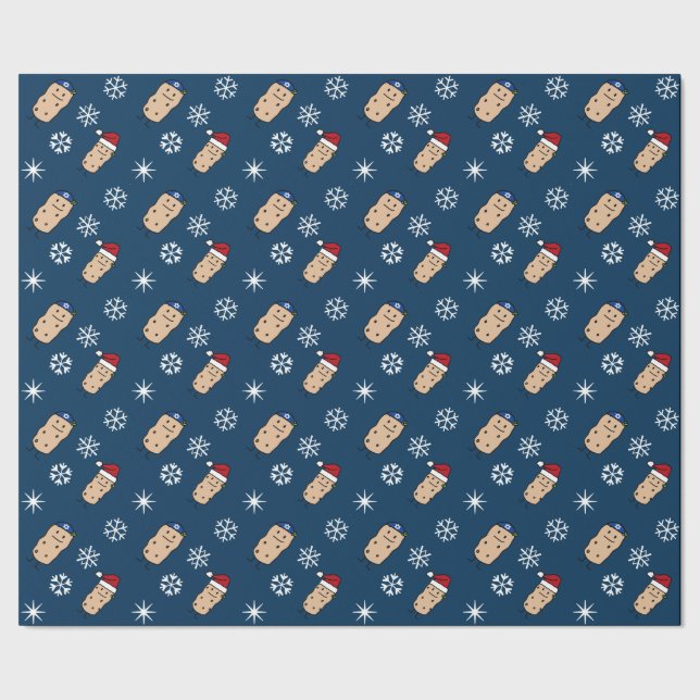 Papier Cadeau Papier d'emballage de pommes de terre de pomme de (Couture)