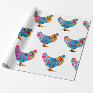 Papier Cadeau Papier d'emballage de poulet génial