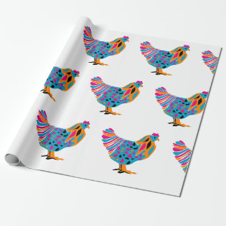 Papier Cadeau Papier d'emballage de poulet génial