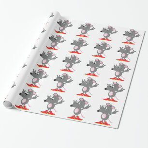 Papier Cadeau Papier d'emballage de rat - Randoon