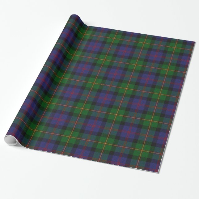 Papier Cadeau Papier d'emballage de tartan traditionnel de Logan (Déroulé)