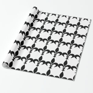 Papier Cadeau Papier d'emballage de Theme Fleur de Lis de
