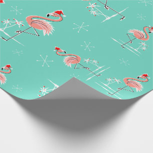 Papier Cadeau Papier d'emballage de torsion de Flamant rose de