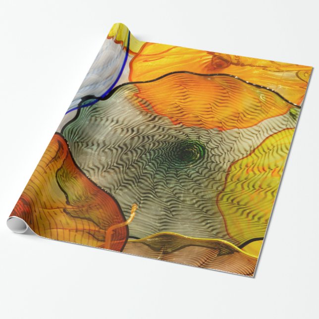 Papier Cadeau Papier d'emballage de verre soufflé (Déroulé)