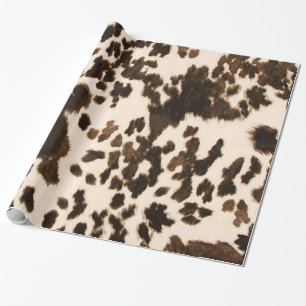 Papier Cadeau papier d'emballage d'impression pour vache