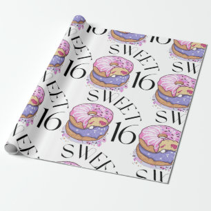 Papier Cadeau Papier d'emballage doux 16