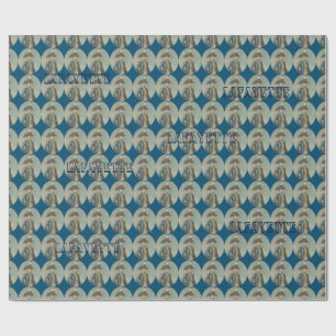 Papier Cadeau Papier d'emballage du marquis De Lafayette