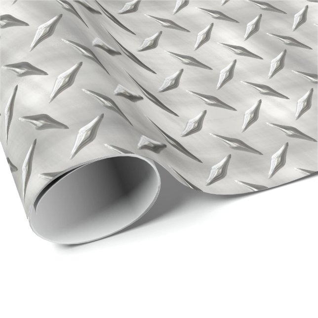 Papier Cadeau Papier d'emballage du plat 1 de diamant (Coin rond)