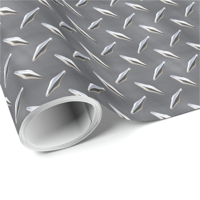 Papier Cadeau Papier d'emballage du plat 3 de diamant (Coin rond)