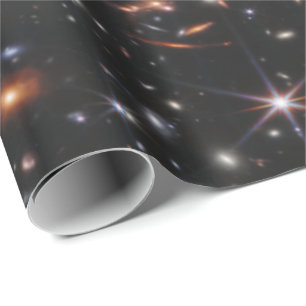 Papier Cadeau Papier d'emballage du télescope spatial James Webb