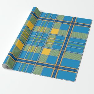 Papier Cadeau papier d'emballage écossais en tartan plaid