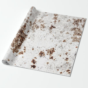 Papier Cadeau papier d'emballage en métal rouillé