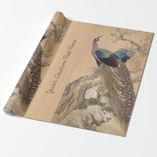Papier Cadeau Papier d'emballage fait sur commande d'art (Déroulé)