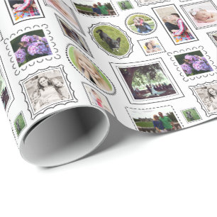 Papier Cadeau Papier d'emballage fait sur commande encadré de