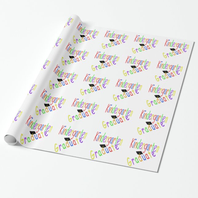 Papier Cadeau Papier d'emballage licencié de jardin d'enfants (Déroulé)