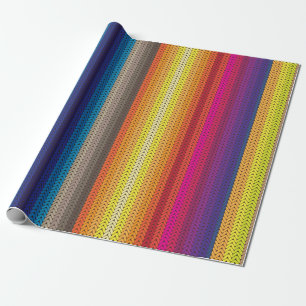 Papier Cadeau Papier d'emballage mexicain tricoté par