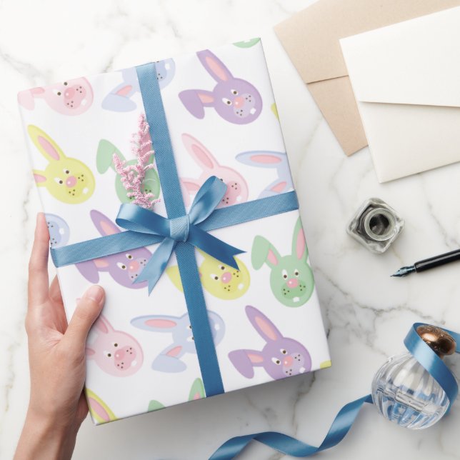 Papier Cadeau Papier d'emballage motif de lapin de Pâques (Cadeaux)