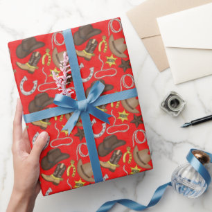 Papier Cadeau Papier d'emballage motif de l'Ouest du pays