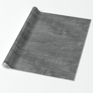 Papier Cadeau papier d'emballage motif en bois gris