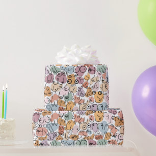 Papier Cadeau Papier d'emballage motif Pastel