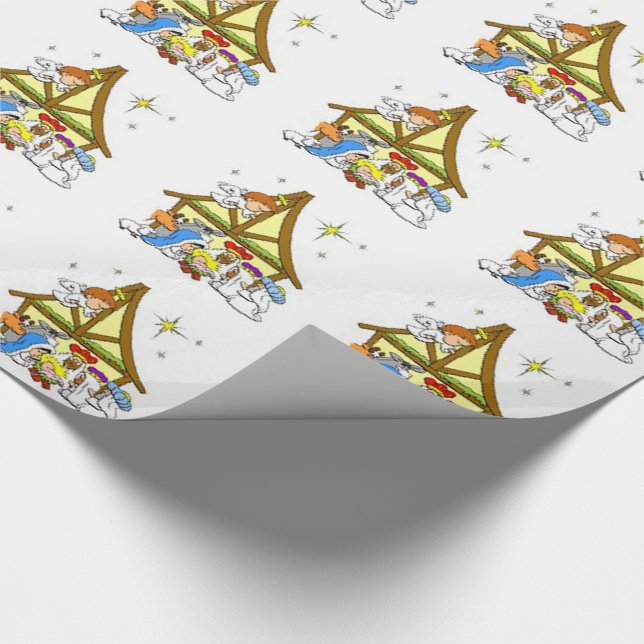 Papier Cadeau Papier d'emballage/nativité (Coin)