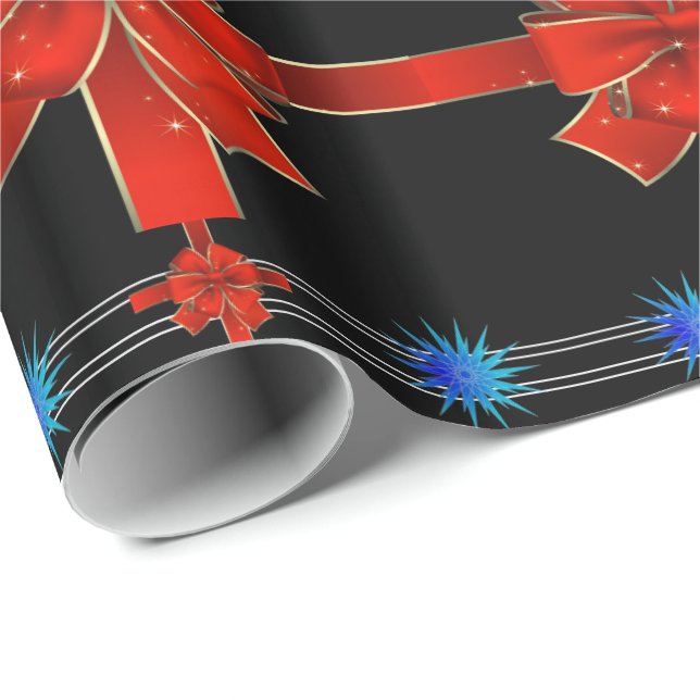 Papier Cadeau Papier d'emballage Noël (Coin rond)