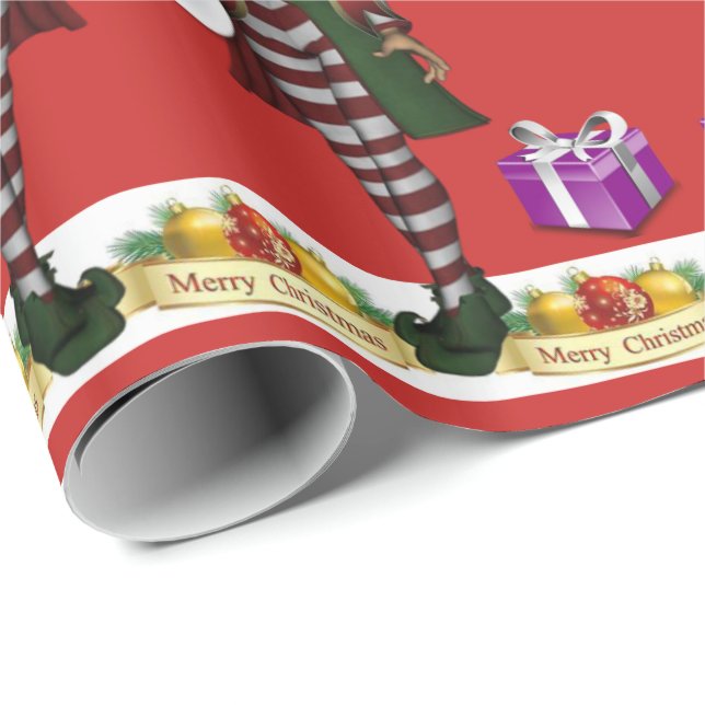 Papier Cadeau Papier d'emballage Noël (Coin rond)