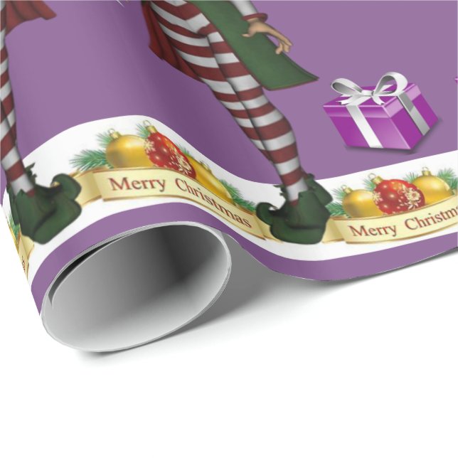Papier Cadeau Papier d'emballage Noël (Coin rond)