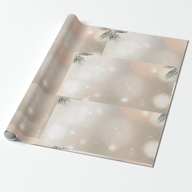 Papier Cadeau Papier d'emballage NOËL (Déroulé)
