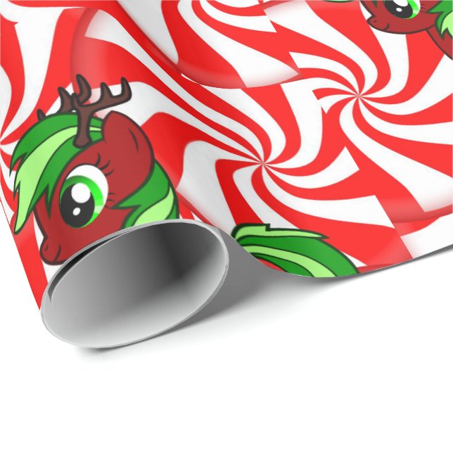 Papier Cadeau Papier d'emballage Noël (Coin rond)