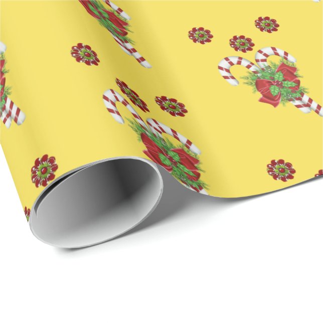 Papier Cadeau Papier d'emballage Noël (Coin rond)