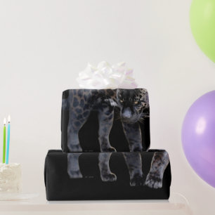 Papier Cadeau Papier d'emballage noir mat Jaguar Diablo