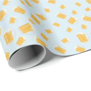 Papier Cadeau Papier d'emballage orienté de bière