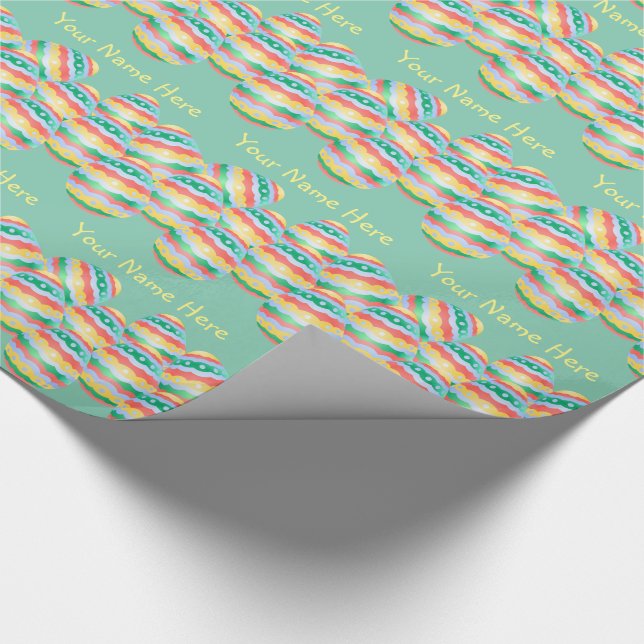 Papier Cadeau Papier d'emballage Pâques faite sur commande (Coin)