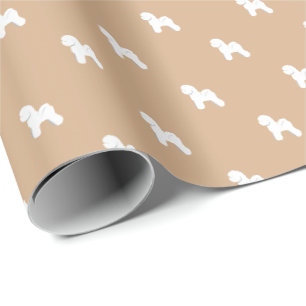 Papier Cadeau Papier d'emballage personnalisable de Bichon Frise