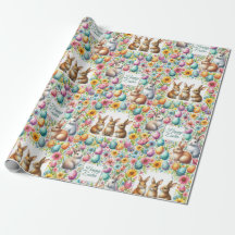 Papier d'emballage personnalisable Joyeux cadeaux 